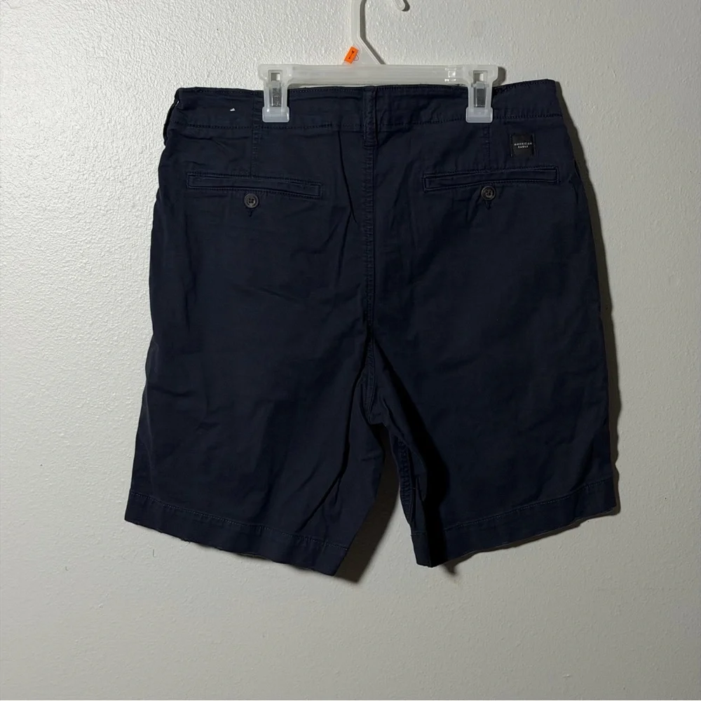 American‎ Eagle Men's Flex Navy Classic Chino Casual Shorts size 32